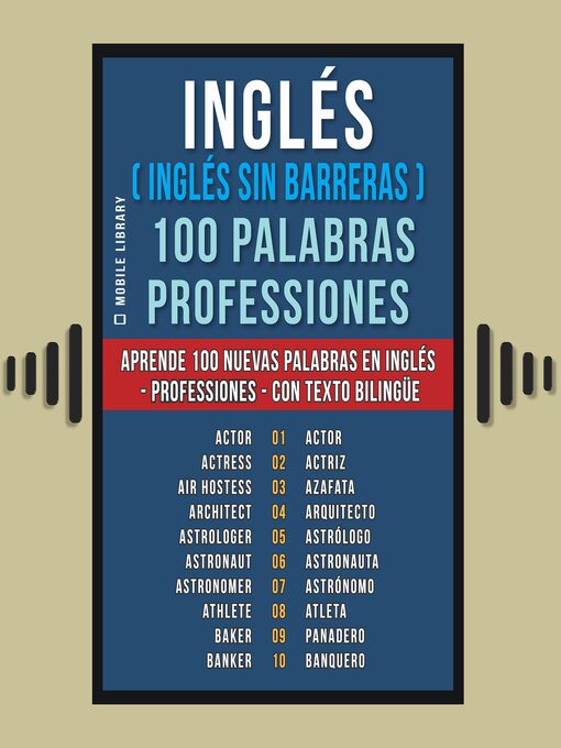 Cover image for Inglés ( Inglés sin Barreras ) 100 Palabras--Professiones